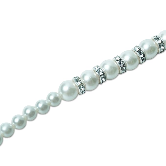 TrendyTrolley Fancy Bra Straps For Women | Stylish Comfortable Trendy Bra Straps For Women | Diamond Pearl Crystal Bra Straps (1 pair)