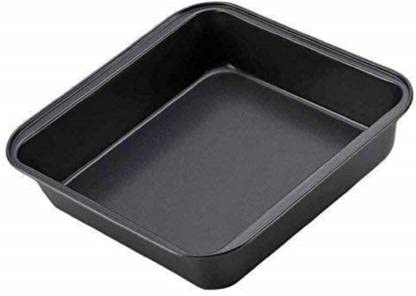 TrendyTrolley® Bread Loaf Pan & Square Cake Tin Combo | Non-Stick Bakeware Set for Breads, Brownies & Tea Cakes (2 Pc)