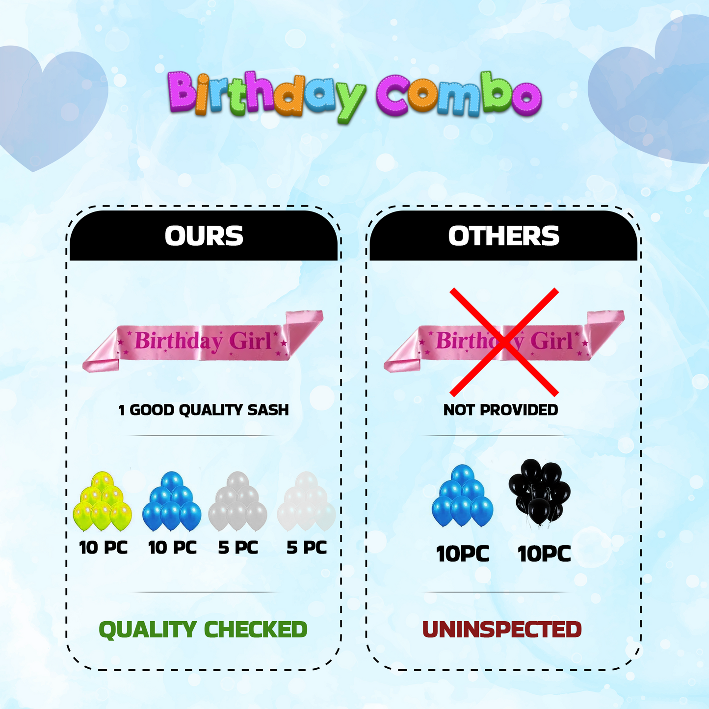 Decofy Cute Labubu Doll 37 Pcs Birthday Decoration Set | Cartoon Character Theme Party Décor Kit with Balloons & Happy Birthday Pink Sash