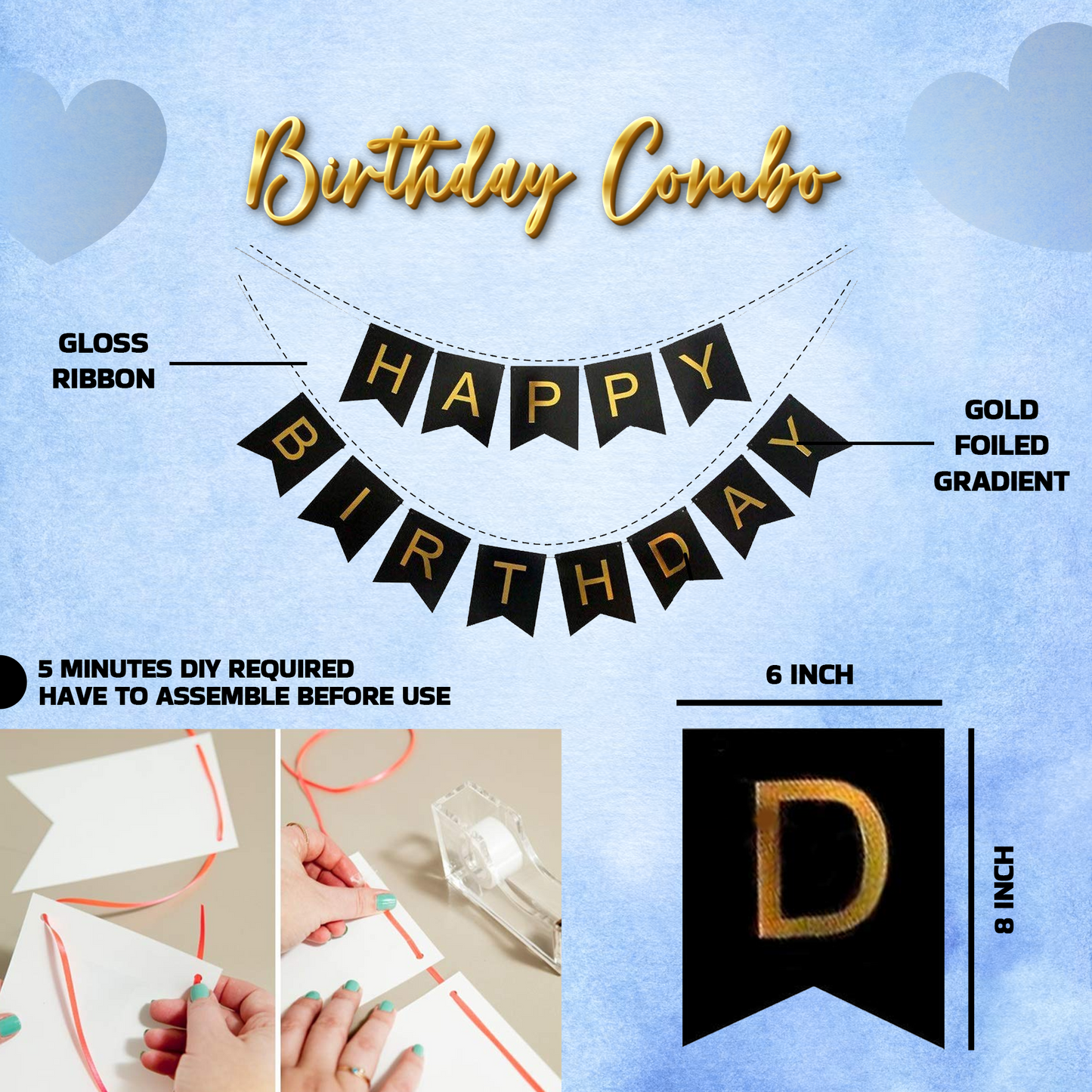 Decofy Doraemon Theme Birthday Decoration Set-28 Pcs | Cartoon Doraemon Balloon Decoration Kit with Happy Birthday Banner for Kids Party Decor