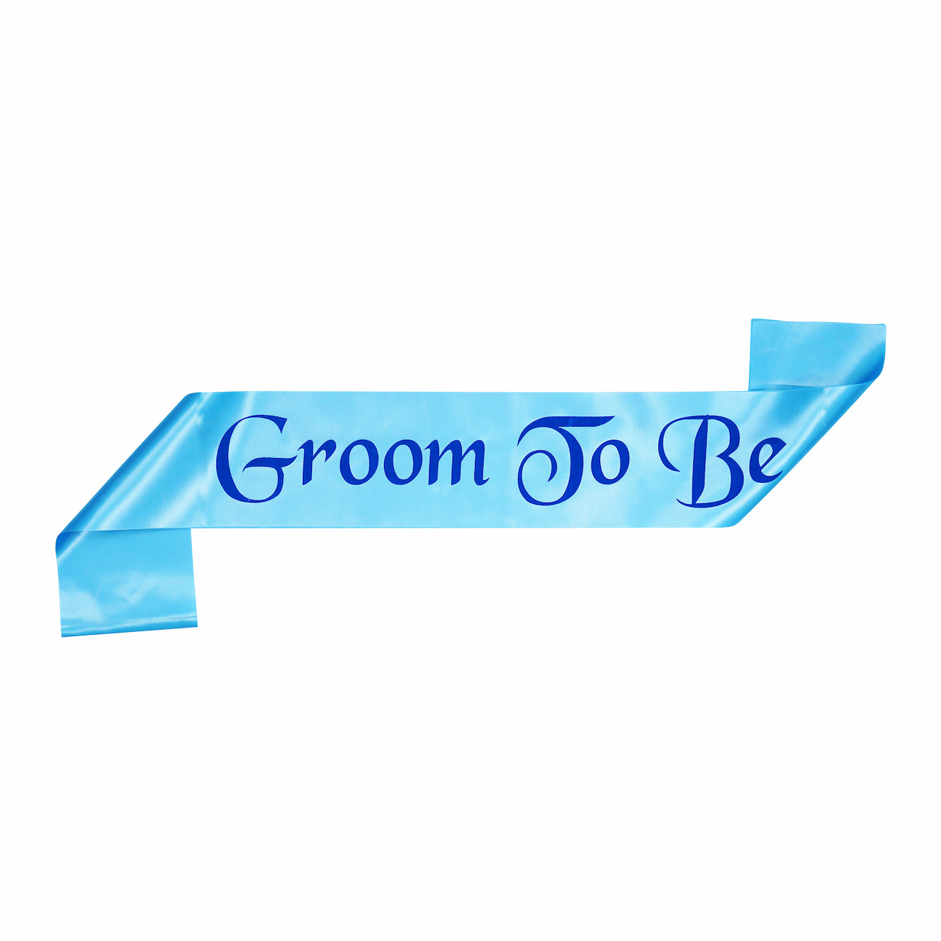Decofy 2 Pc Bride & Groom Decoration Set | Bride to Be Red Sash | Groom To Be Blue Sash With Safety Pins