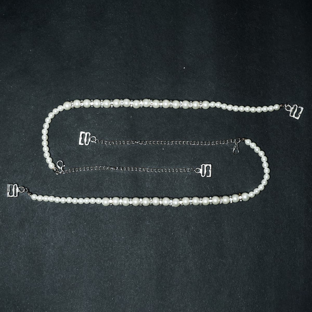 TrendyTrolley Fancy Bra Straps For Women | Stylish Comfortable Trendy Bra Straps For Women | Diamond Pearl Crystal Bra Straps (1 pair)