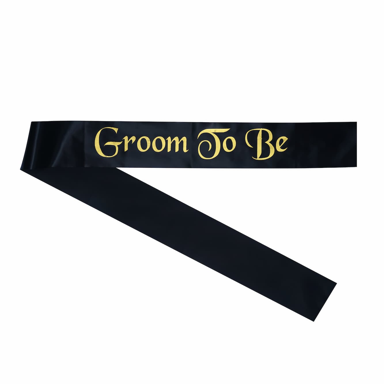 Decofy 2 Pc Bride & Groom Decoration Set | Bride to Be Red Sash | Groom To Be Black Sash With Safety Pins