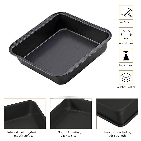 TrendyTrolley Sqaure Cake Tin | Cake Baking Set - 1 Pc