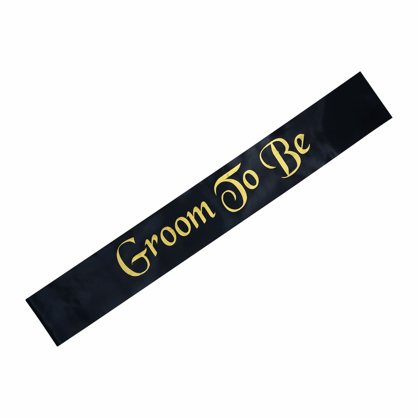 Decofy 2 Pc Bride & Groom Decoration Set | Bride to Be Red Sash | Groom To Be Black Sash With Safety Pins