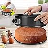 TrendyTrolley® 3 Pc Cake Baking Combo Set | Round Cake Tin + Muffin Tray + Bread Loaf Pan with 10 Inch Golden Cake Base Board | Non-Stick Bakeware for Oven | Home Bakers & Professionals