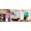 TrendyTrolley 4 Section Pulses Container Set with 2 Pcs Spices Sprinkler Shaker Set (3 Pc Combo Set)