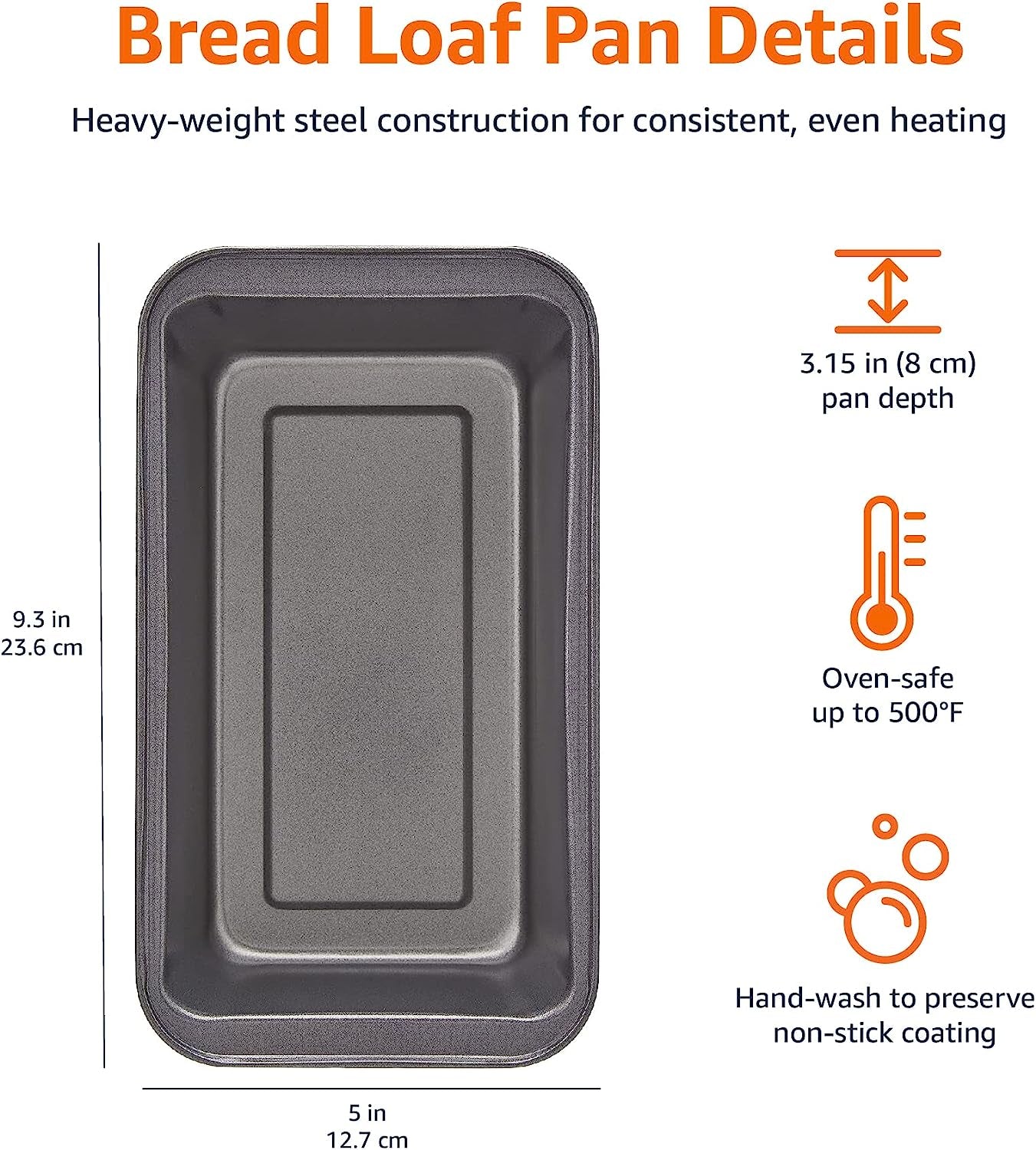 TrendyTrolley® Pizza Tray & Bread Loaf Pan Combo | Non-Stick Bakeware Set for Oven | Ideal for Baking Pizza, Garlic Bread & Loaves (2 Pc)