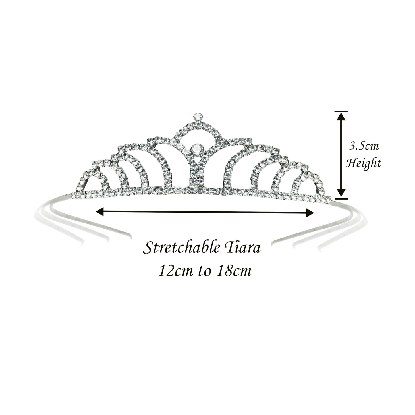 Decofy Happy Birthday Sash And Crown - Set of 2 Birthday Girl Sash And Tiara | Silver Crown For Birthday Girl | Pink Happy Birthday Sash for Girls | Birthday Decoration Items for Girls, Women