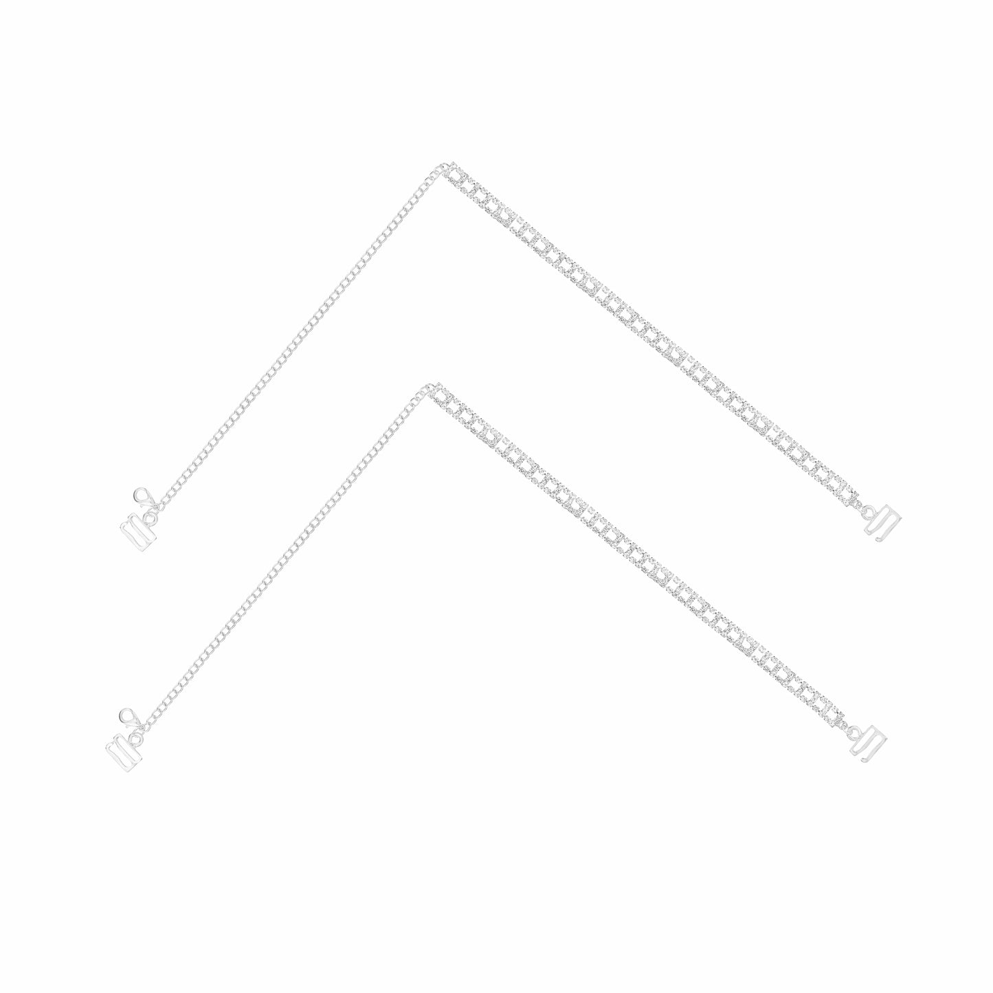 TrendyTrolley Elegant Adjustable Bra Straps for Women | Stylish & Comfortable | Perfect For Dresses & Tops | Non-Slip Bling Shoulder Straps for Wedding, Party Outfit
