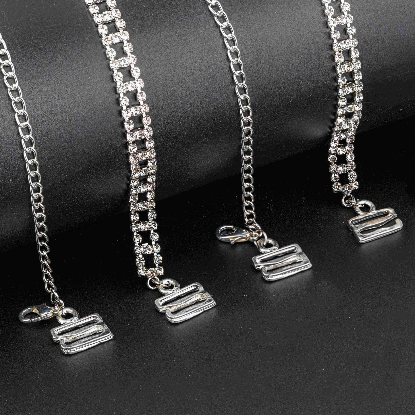 TrendyTrolley Elegant Adjustable Bra Straps for Women | Stylish & Comfortable | Perfect For Dresses & Tops | Non-Slip Bling Shoulder Straps for Wedding, Party Outfit