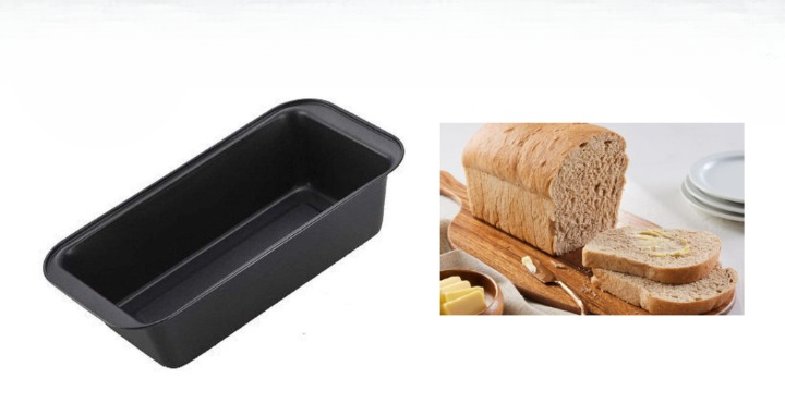 TrendyTrolley Cake Baking Combo - Bread Loaf | Pizza Pan & Round Cake Tin Non Sitck | Microwave Oven OTG Safe Cake Utensils/Mould/Tins (3 pc)