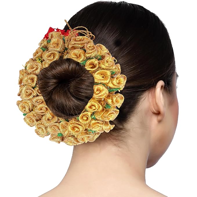TrendyTrolley Artificial 10 Pc Yellow,Red & White Mogara & More | Suitable For Wedding Haldi Bride to Be Mehendi Bharatnatyam Kathhak Dance (10 Pc)