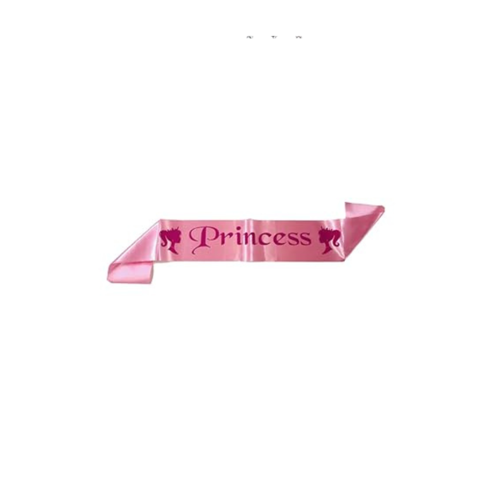 "Decofy Princess Sash & Crown Set for Girls | Satin Birthday Sash with Silver Rhinestone Tiara | Dress-Up, Pageants, Parties & Special Events Search this page"